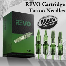 50pcs Mixed INKIN REVO Cartridge Tattoo Needles Kits RL MC RS M1 Disposable Sterilized for Cartridge Tattoo Machine