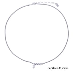 2026 New Fashion Drop Shaped CZ Spiral Snake Chain Necklace For Women Party Special Trendy Jewelry