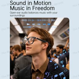 2026 New AI Smart Glasses Photochromic Lenses Bluetooth Call Noise Reduction Music Headphone Microphone Sunglasses for Men Women