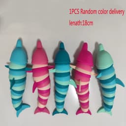 3D Articulated Shark Stress Reliever Hand Toy,Sensory Fidget Toy For Adults And Kids,Pressure Relief And Anti-Anxiety Desk Toy
