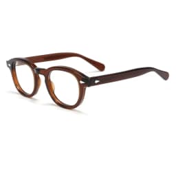 Quality Handmade Acetate Optical Glasses Frame Men Women Vintage Oval Eyeglasses Prescription Eyewear
