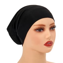 6/Pcs Modal Inner Caps Hijab And 1/Pcs Hairband Set Muslim Instant Hijabs Scarf Shawls Elastic Jersey Bonnet Islam Turban