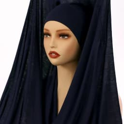 6/Pcs Modal Inner Caps Hijab And 1/Pcs Hairband Set Muslim Instant Hijabs Scarf Shawls Elastic Jersey Bonnet Islam Turban