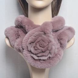 New Women Winter Fur Hat Scarf Sets Natural Warm Real Rex Rabbit Fur Cap Scarves Lady Knitted Warm 100% Genuine Fur Hats Muffler