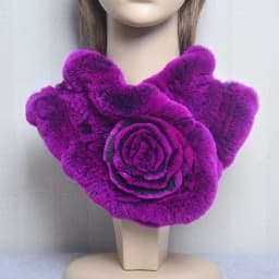 New Women Winter Fur Hat Scarf Sets Natural Warm Real Rex Rabbit Fur Cap Scarves Lady Knitted Warm 100% Genuine Fur Hats Muffler