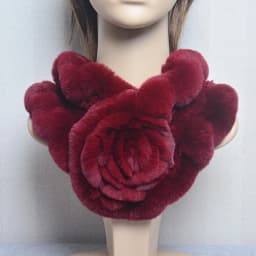 New Women Winter Fur Hat Scarf Sets Natural Warm Real Rex Rabbit Fur Cap Scarves Lady Knitted Warm 100% Genuine Fur Hats Muffler