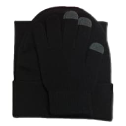 New Unisex Thick Autumn Winter Scarf Hat Gloves Set For Women Outdoor Warm Soft Solid Neck Scaf Beanies Cap Men Windproof Gift