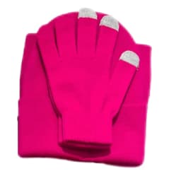 New Unisex Thick Autumn Winter Scarf Hat Gloves Set For Women Outdoor Warm Soft Solid Neck Scaf Beanies Cap Men Windproof Gift
