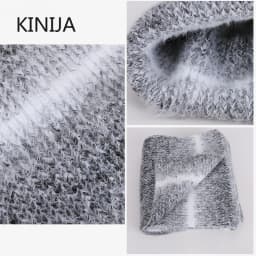 Winter Cap Gloves Scarf Set Women GradientColor Knitted Hat Thickened Fleece Lining Skullcap Outdoor Cycling Windproof Beanies