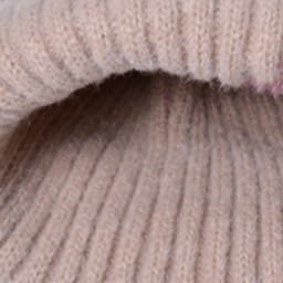 Double-Color Jacquard Hat for Women in Autumn and Winter, Thick and Warm Ear-Protection Knitted Hat with Fleece Lining, Two-Piec