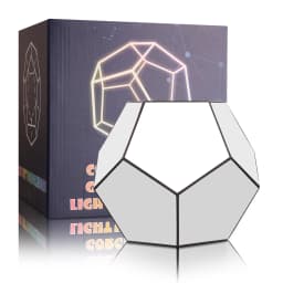 Dreamy Geometric Space LED Night Light Creative Color Home Decor Birthday Gifts Infinity Dodecahedron Mirror Art Light