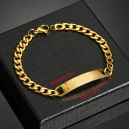 Customized Engrave Name Men Women Bracelets Stainless Steel Cuban Chain Personalized ID Bracelet Fashion Party Jewellery Gift