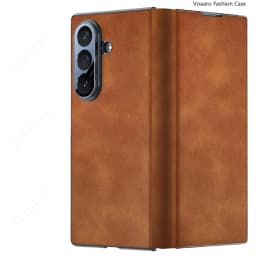 Genuine Leather Flip Funda for Samsung Galaxy Z Fold 7 Case for Samsung Galaxy Z Fold7 Ultra Thin Fashion Flip Leather Case