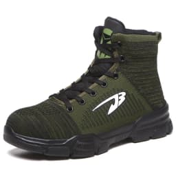 Safety Shoes For Men Light Weight Steel Toe Orginal Waterproof Work Safety Sneakers Boots Anti-Smashing Steel Toe Puncture Proof