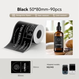 NIIMBOT M2/M3/B32/Z401 Color Carbon Ribbon Thermal Transfer Sticker Outdoor Waterproof Scratch-resistant Network Organizer Tag