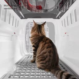 2025 New Cat Carrier Airline Approved,Portable Pet Carrier TSA Approved for Travel,Anti-Anxiety Outdoor Cat Bag for Car,Home Use