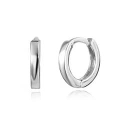 Minimalist CZ Cartilage Perforation 925 Sterling Silver Ear Needle Twist Round Earring Hoop Ear Buckle Gold Earrings For Women