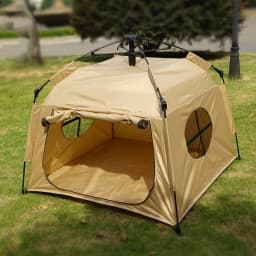 Pet Tent, Outdoor Home, Fully Automatic Folding Cat and Dog Shelter, Rain and Sun Protection, Portable Car Camping Tent