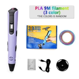 2025 New 3D Printing Pen LCD Display Screen 1.75mm ABS/PLA 0.7mm Diameter Material Kids DIY Drawing Pen Birthday Gifts Christmas