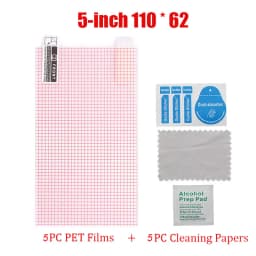 10PC Universal Screen Protector 5/6/7/8/9/10-Inch A4 For Phone Tablet GPS LCD Anti-dust Screen HD Clear Protective PET Films