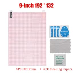 10PC Universal Screen Protector 5/6/7/8/9/10-Inch A4 For Phone Tablet GPS LCD Anti-dust Screen HD Clear Protective PET Films