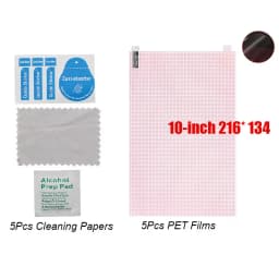 10PC Universal Screen Protector 5/6/7/8/9/10-Inch A4 For Phone Tablet GPS LCD Anti-dust Screen HD Clear Protective PET Films