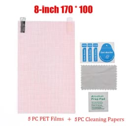10PC Universal Screen Protector 5/6/7/8/9/10-Inch A4 For Phone Tablet GPS LCD Anti-dust Screen HD Clear Protective PET Films