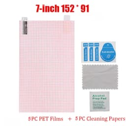 10PC Universal Screen Protector 5/6/7/8/9/10-Inch A4 For Phone Tablet GPS LCD Anti-dust Screen HD Clear Protective PET Films