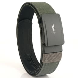 TUSHI New Hard Tactical Belt for Men Metal Automatic Buckle IPSC Gun Belt Nylon Military Belt Outdoor EDC Sports Girdle Male
