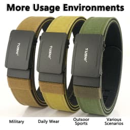 TUSHI New Hard Tactical Belt for Men Metal Automatic Buckle IPSC Gun Belt Nylon Military Belt Outdoor EDC Sports Girdle Male