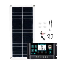 1000W Solar Panel 12V Solar Cell 10A-100A Controller Solar Plate Kit for Phone RV Car Caravan Home Camping Outdoor Battery