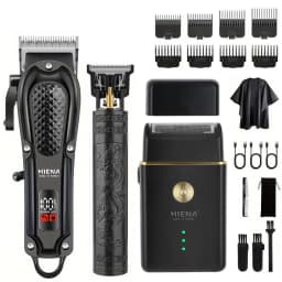 Hiena 212 Professional Hair Cutter Mans Hair Clipper Set Metal Electric Cordless Hair Trimmer for Barber LCD Display Hair Cutt