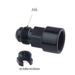 Quick Connect 6AN/8AN AN6/AN8 AN-6/AN-8 Male To 3/8" ,5/16" Quick Disconnect Male Push On EFI Fitting Adapter Aluminum