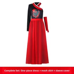 New Women's Performance Costume Bar DS Show Outfit Group Stage Performance Roman Cloth Traditional Chinese Trend Dance Suit