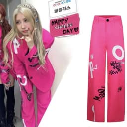 Kpop Female Group Performance Outfit Short Stage Slimming Set Rose Red Jazz Performance Costume New Arrival Spring 2025