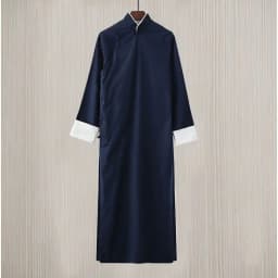 Men's Long Shirt Qing Dynasty Style Stand-up Collar Clothing Traditional Chinese Opera Performance Costume National Stage Wear
