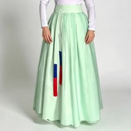 Korean Ethnic Dance Costume Women's Top Practice Uniform Half-length Skirt Performance Outfit Traditional Stage Wear