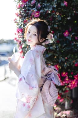 New Arrival Kimono Style Girl's Dress Firework Exterior Photography Portrait Selfie Studio Clothing Polyester Fabric