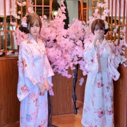 New Arrival Kimono Style Girl's Dress Firework Exterior Photography Portrait Selfie Studio Clothing Polyester Fabric