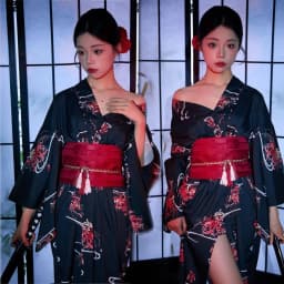 New Arrival Kimono Style Girl's Dress Firework Exterior Photography Portrait Selfie Studio Clothing Polyester Fabric
