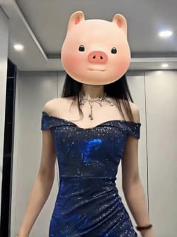 Blue Sexy Bustier Dress Adult Birthday Party Gown Evening Short Sleeve High Waist Slim Fit Polyester Long Dress for Daily Wear