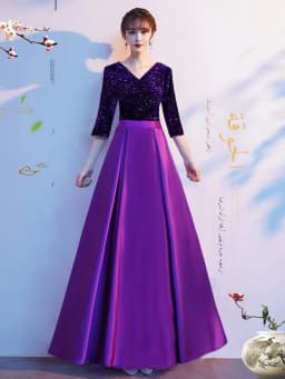 New Women's Long Skirt Performance Costume Red Song Competition Host Slimming Stage Performance Outfit Chorus Show Ensemble