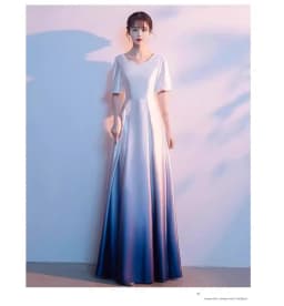 Adult Women's Long Skirt Velvet Performance Costume Gold Red Stage Chorus Conducting Dress Summer New Style Sparkling Sequin