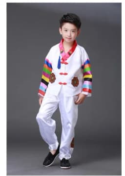 Children's Day Performance Costume Korean Traditional Male Female Student Dance Stage Outfit Primary Middle School Students