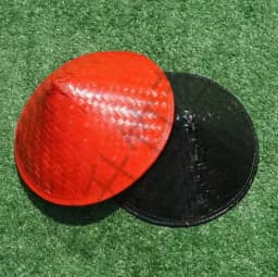 Black Bamboo Woven Sun Protection Hat Martial Arts Style Dance Performance Props Unisex Ancient Chinese Hero Hat