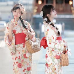 New Long Kimono Dress Women's Style Improved Version Fireworks Conference Bathrobe Set Light Blue Traditional Japanese Costume