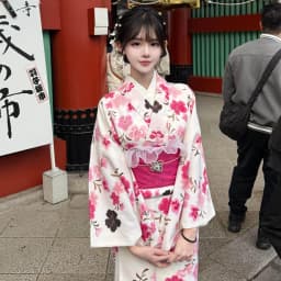 New Style Women's Kimono Japanese Style Improved Kimono Bathrobe Fairy Girl Travel Photography Kimono Daily Occasion Autumn S...