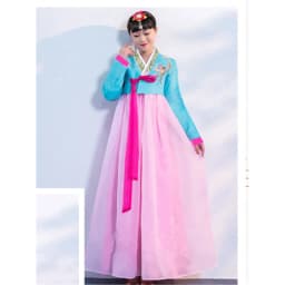 New Traditional Korean Hanbok Princess Skirt Performance Costume National Dance Sport Event Women's Fashion Ancient Style