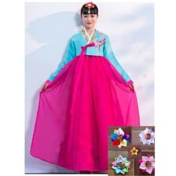 New Traditional Korean Hanbok Princess Skirt Performance Costume National Dance Sport Event Women's Fashion Ancient Style