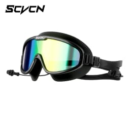SCVCN Swimming Goggles Full Frame Swim Eyewear Clear Anti-fog Anti-ultraviolet Safe Water Lenses Accessories Triathlon Men Women